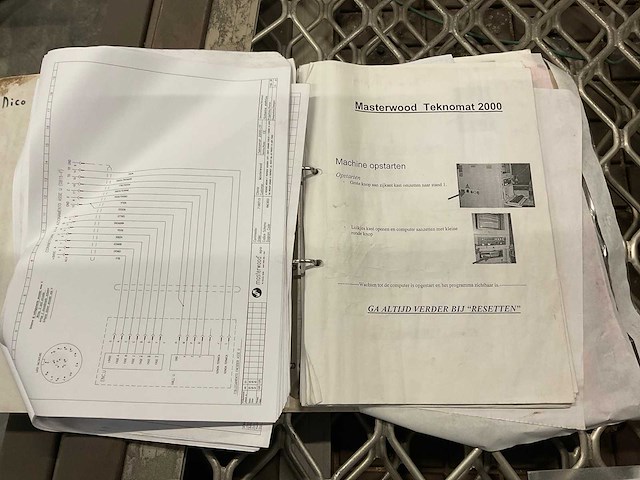 2005 masterwood teknomat 2000 tf 4-assig bewerkingscentrum - afbeelding 10 van  36