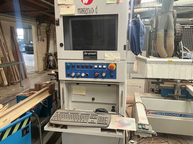 2005 masterwood teknomat 2000 tf inkroosmachine - afbeelding 23 van  27