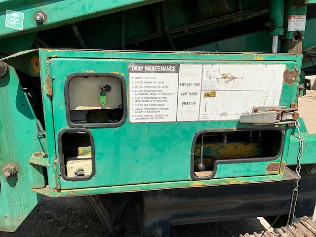 2005 mccloskey international kompaq mobiele zeefinstallatie - afbeelding 11 van  18