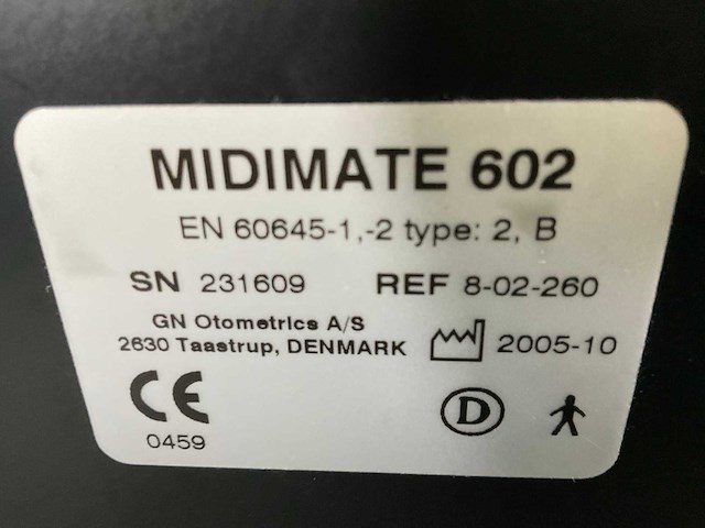 2005 medsen electronics midimate 602 audiometer - afbeelding 8 van  8