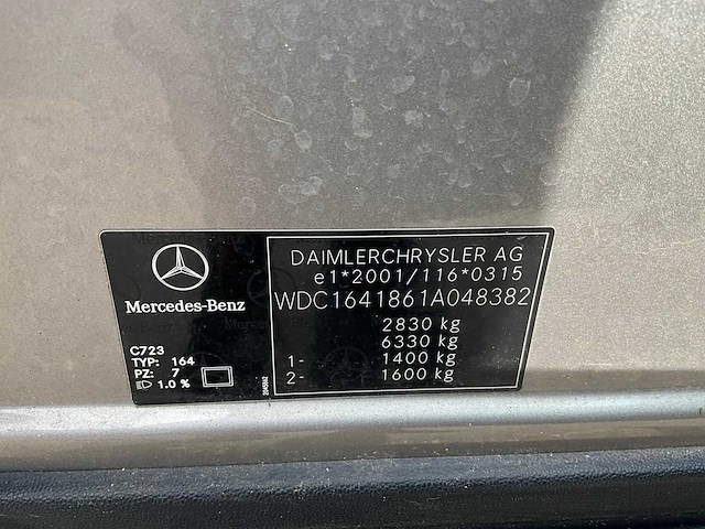 2005 mercedes-benz m-klasse 350 personenauto 72-sf-dt - afbeelding 25 van  27