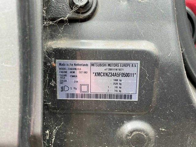 2005 mitsubishi colt defect personenauto - afbeelding 35 van  40