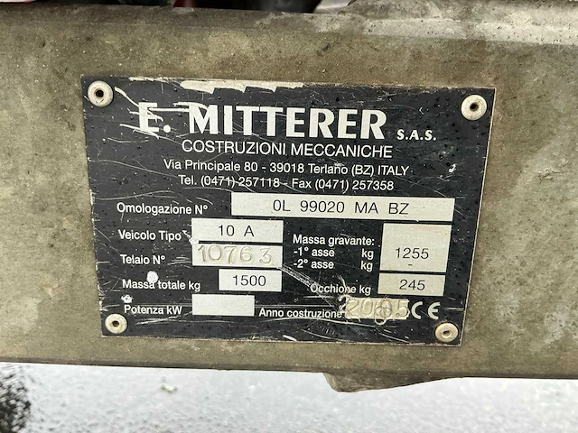 2005 mitterer boomgaard spuit - afbeelding 6 van  14