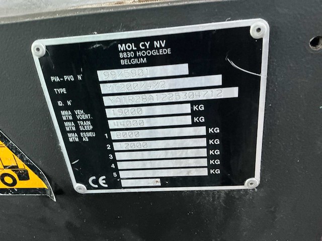 2005 mol yt200/4x2 terminaltruck - afbeelding 20 van  26