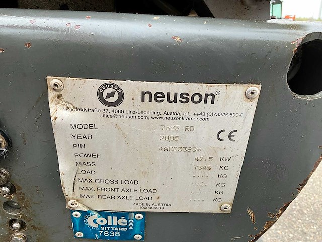 2005 neuson 75z3 midigraafmachine - afbeelding 30 van  39