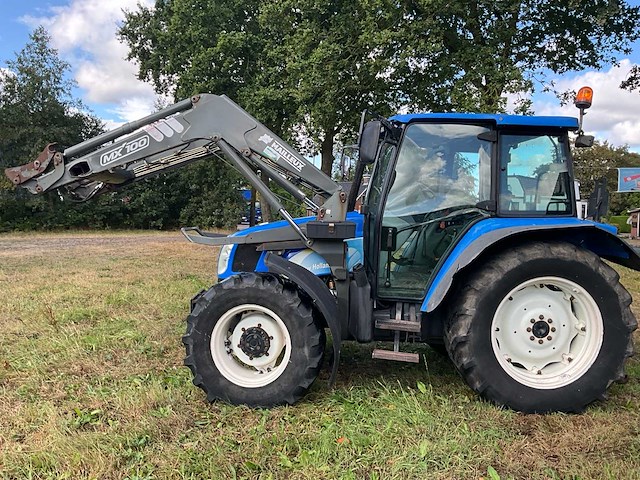 2005 new holland tl80a vierwielaangedreven landbouwtractor met mailleux voorlader - afbeelding 36 van  36