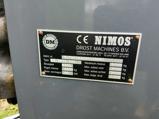 2005 nimos dm-trac 802e-7v kooimaaier 7 delig - afbeelding 31 van  48
