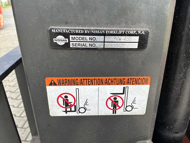 2005 nissan chp02l25e vorkheftruck - afbeelding 16 van  17