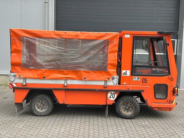 2005 pefra 612 platformwagen met huifopbouw - afbeelding 6 van  13