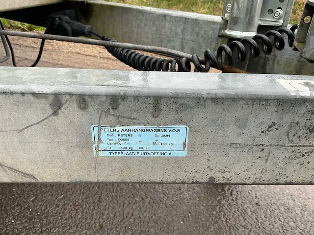2005 peters a d2000 aanhangwagen - afbeelding 4 van  13