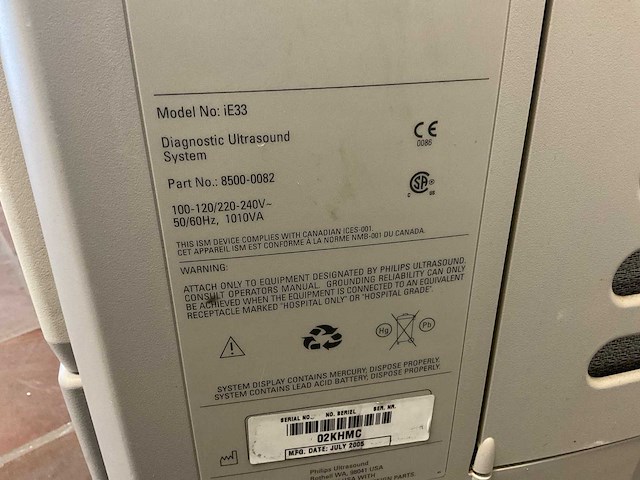 2005 philips ie33 echo apparaat - afbeelding 6 van  6