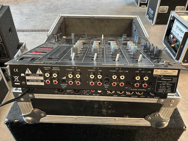 2005 pioneer djm-600 analoge mengtafel - afbeelding 5 van  6