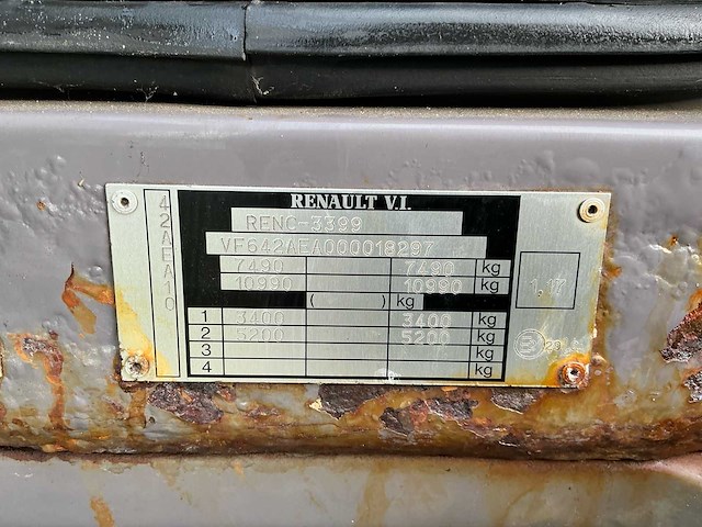 2005 renault midlum 150 dci vrachtwagen - afbeelding 39 van  45