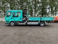 2005 renault midlum 220 dci kipper vrachtwagen met hiab 9tm autolaadkraan - afbeelding 12 van  84