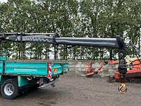 2005 renault midlum 220 dci kipper vrachtwagen met hiab 9tm autolaadkraan - afbeelding 61 van  84