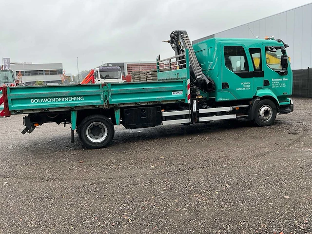 2005 renault midlum 220 dci kipper vrachtwagen met hiab 9tm autolaadkraan - afbeelding 56 van  84