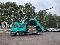 2005 renault midlum 220 dci kipper vrachtwagen met hiab 9tm autolaadkraan - afbeelding 81 van  84