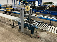 2005 robopac startape 50 tbd dozensluitmachine met rollenbaan - afbeelding 5 van  11