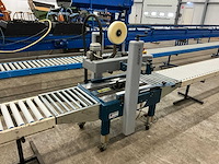 2005 robopac startape 50 tbd dozensluitmachine met rollenbaan - afbeelding 6 van  11