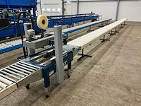 2005 robopac startape 50 tbd dozensluitmachine met rollenbaan - afbeelding 7 van  11
