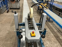2005 robopac startape 50 tbd dozensluitmachine met rollenbaan - afbeelding 9 van  11