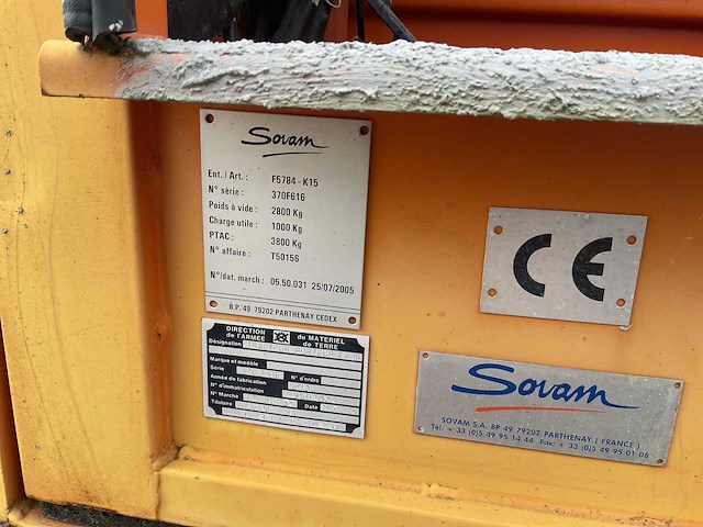 2005 sovam f5784 warehouse tractor - afbeelding 9 van  9