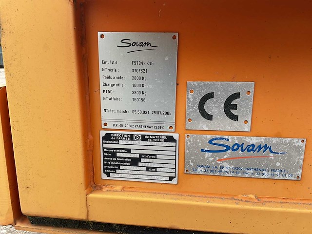 2005 sovam f5784 warehouse tractor - afbeelding 1 van  8
