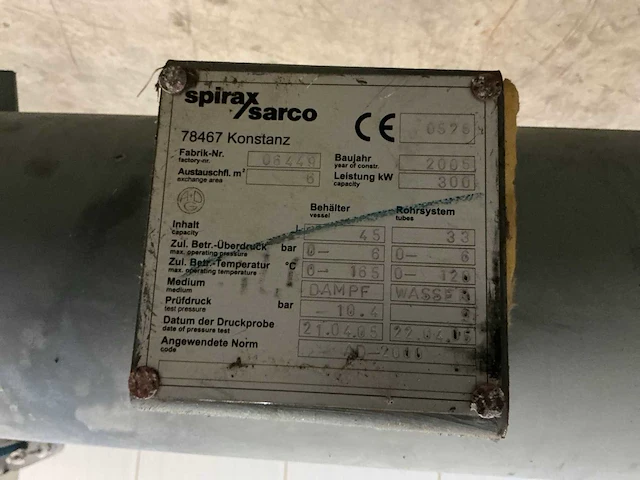 2005 spirax sarco buizen warmtewisselaar - afbeelding 8 van  8