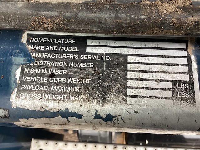2005 sterling lt 9500 vrachtwagen - afbeelding 8 van  18