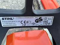 2005 stihl ms 280 kettingzaag - afbeelding 6 van  6