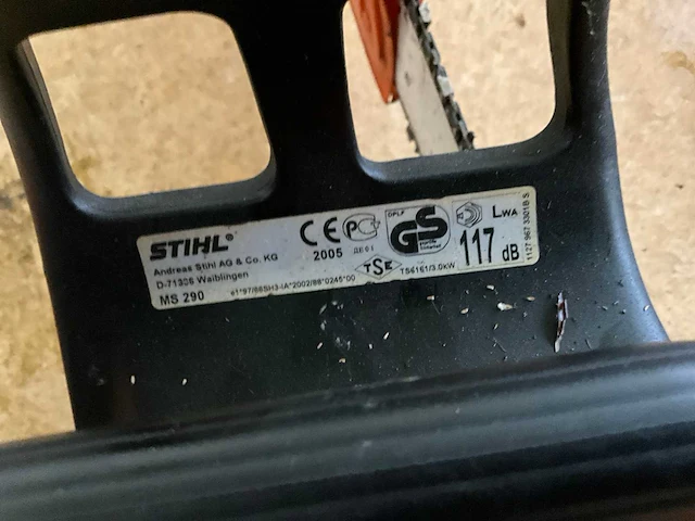 2005 stihl ms 290 kettingzaag - afbeelding 8 van  8