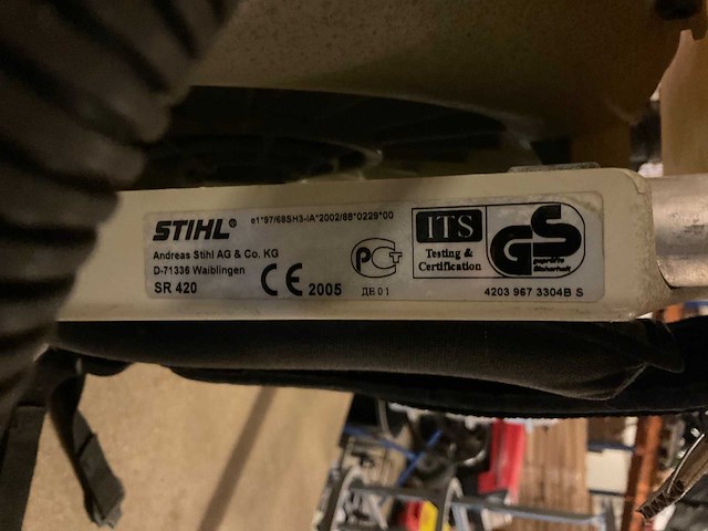 2005 stihl sr 420 bladblazer - afbeelding 2 van  3