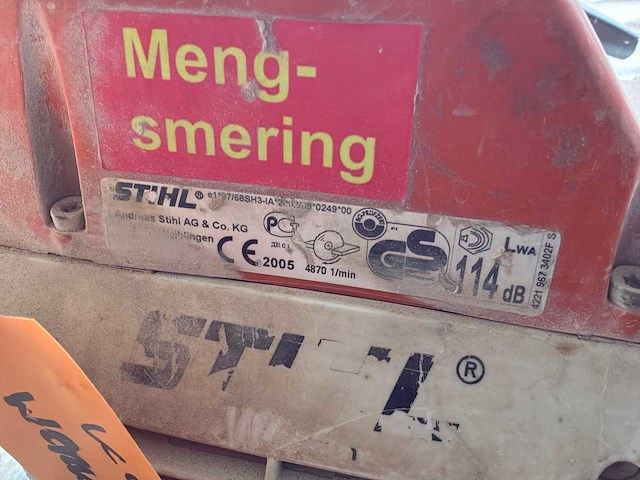 2005 stihl ts460 motorslijpmachine - afbeelding 7 van  7