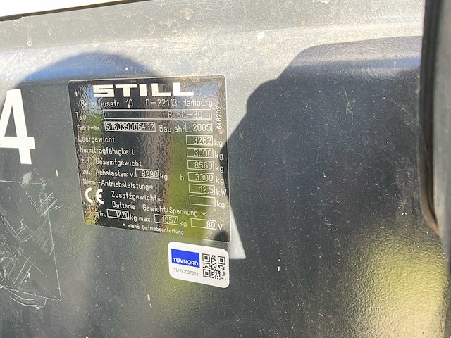 2005 stil r60-30 vorkheftruck - afbeelding 8 van  22