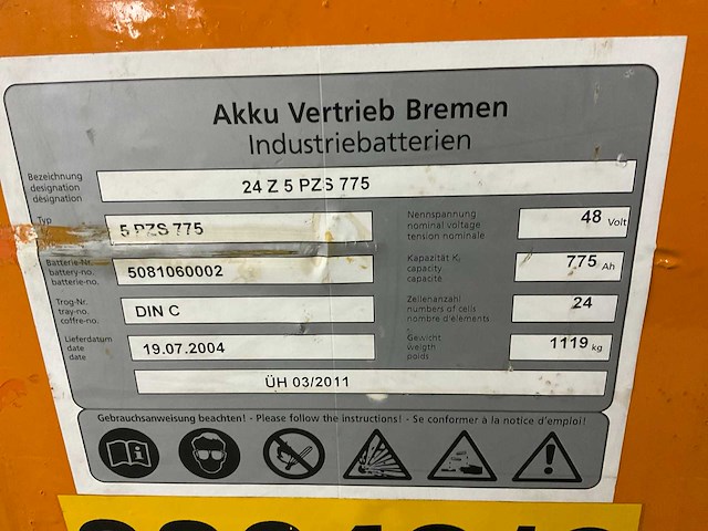 2005 still fm 20i reachtruck - afbeelding 5 van  9