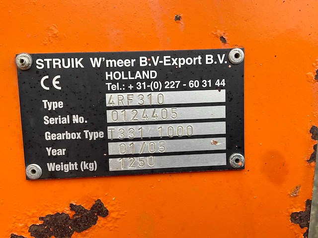 2005 struik 4rf310 ruggenfrees - afbeelding 2 van  13