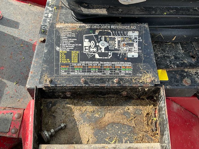 2005 toro groundmaster 228.d zitmaaier - afbeelding 15 van  25