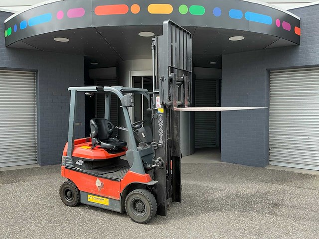 2005 toyota 7fb18 vorkheftruck - afbeelding 9 van  20