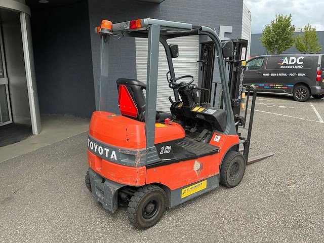 2005 toyota 7fb18 vorkheftruck - afbeelding 20 van  20