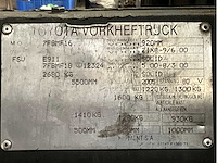 2005 toyota 7fbmf18 vorkheftruck - afbeelding 11 van  19