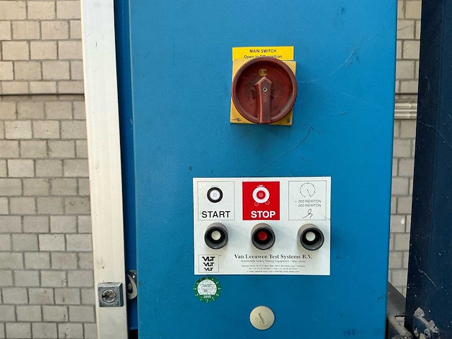 2005 van leeuwen vlt 3533/m/euro remmen testbank - afbeelding 7 van  11