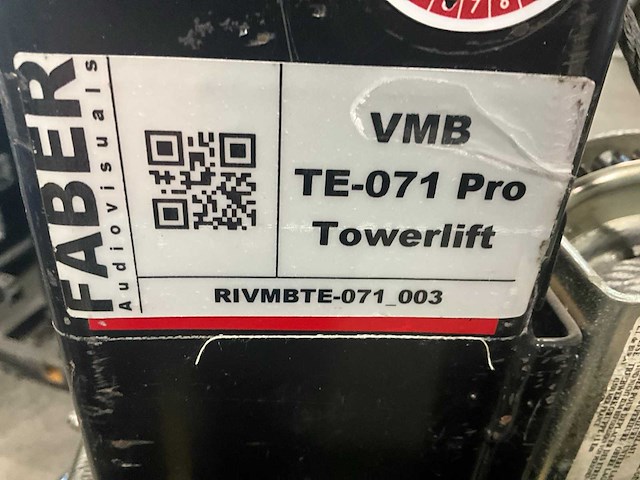 2005 vmb te-071 pro towerlift (3x) - afbeelding 7 van  8