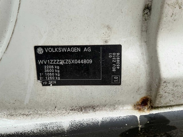 2005 volkswagen caddy sdi 51 kw bedrijfswagen 48-br-zb - afbeelding 21 van  30