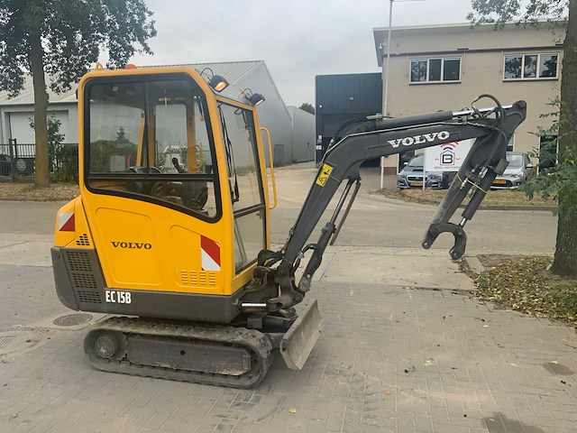 2005 volvo ec15b xr minigraafmachine met cw05 snelwissel en 3 graafbakken - afbeelding 5 van  33