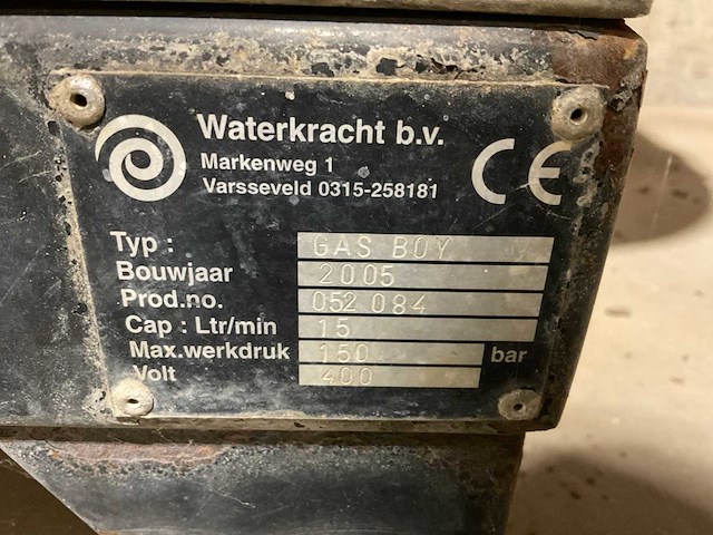 2005 waterkracht gasboy hogedrukreiniger - afbeelding 4 van  4