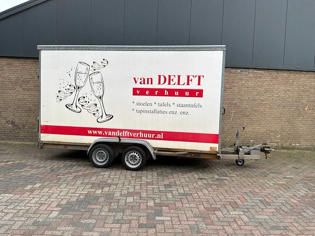 2005 weyer gesloten aanhanger met laadklep 400x180x215cm 2600kg - afbeelding 5 van  13