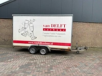 2005 weyer gesloten aanhanger met laadklep 400x180x215cm 2600kg - afbeelding 5 van  13