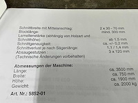 2005 wintersteiger dsg 150 eco dunzaagraammachine - afbeelding 15 van  22