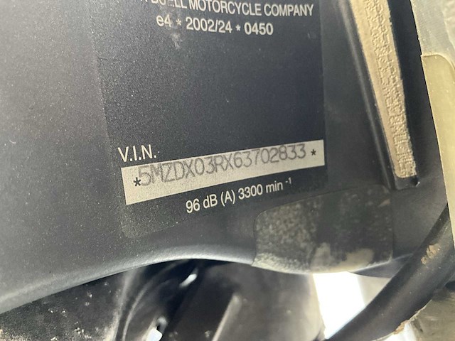 2006 - buell - tour - xb12x ulysses - motorfiets - afbeelding 7 van  20