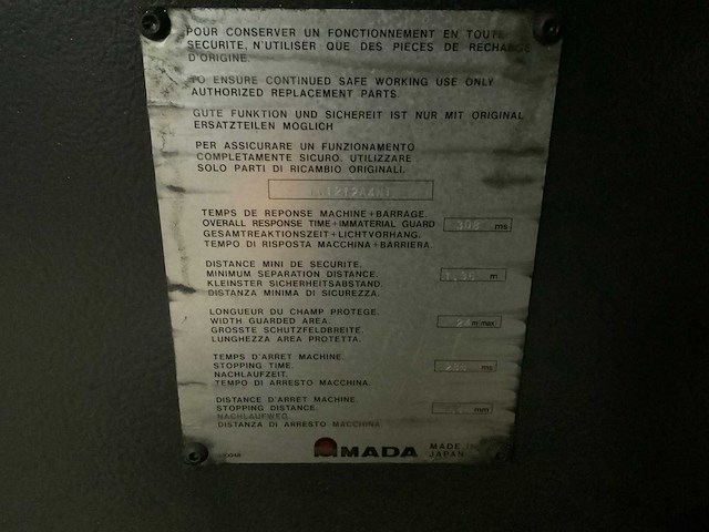 2006 amada lc1212a4nt cnc-gestuurde lasersnijmachine - afbeelding 29 van  30